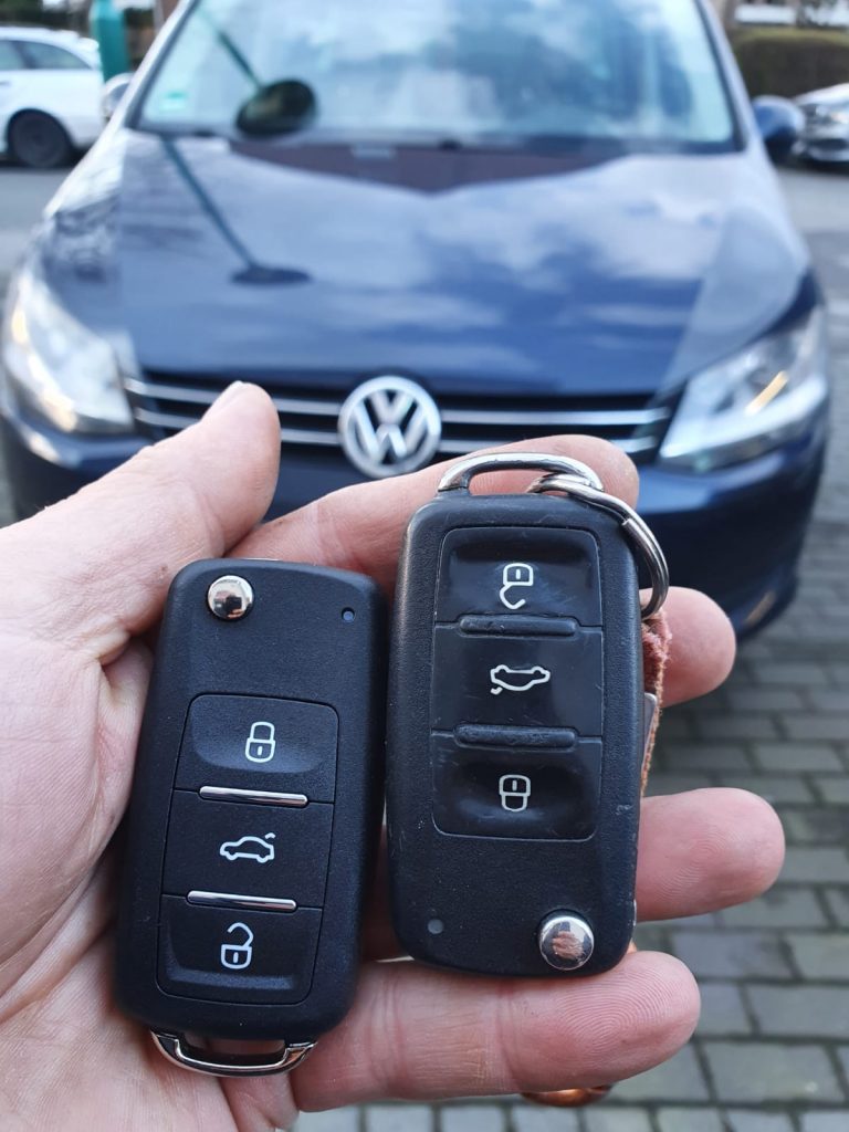5 Tasten Auto Schlüssel Gehäuse für VW T5 T6 Multivan Sharan Seat